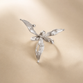Orchid Silver Ring
