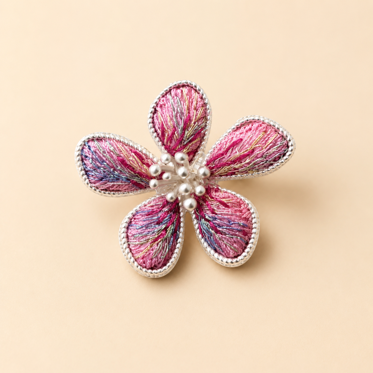 Embroidered Brooch
