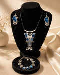 Blue Fengxiang Butterfly Jewelry Set