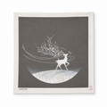Black Moon Deer Embroidery Wall Art - Yuanix embroidery product